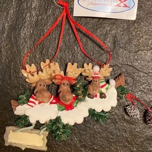 💢POLARX PERSONALIZED REINDEER ORNAMENT💢